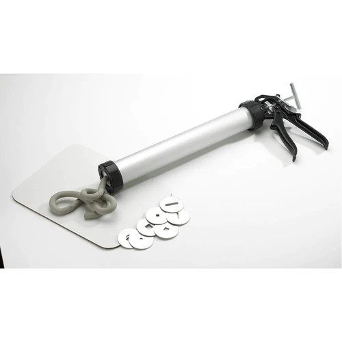 Clay extruding gun dies - extruding, &