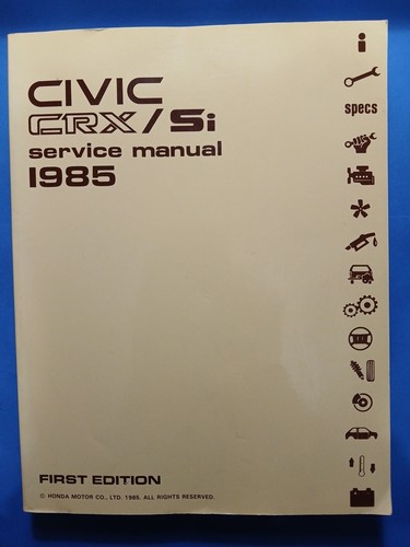 Oem honda 1985 civic crx - oem,