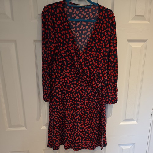 Oasis heart print dress navy - oasis, &