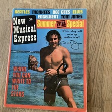 Vintage New Musical Express 1968 Summer Extra Special Monkees David Jones cover 
