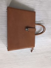 Ladies La Moda Leather Briefcase Attache Laptop Case Bag