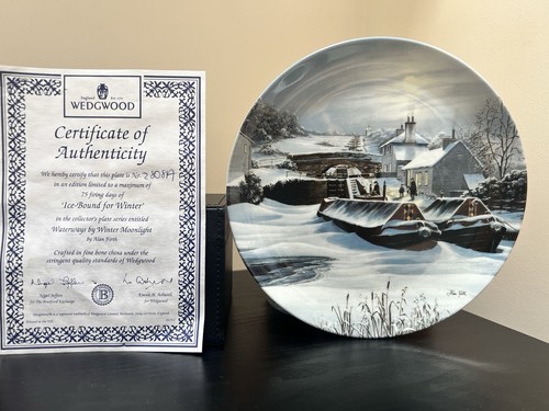 Wedgwood plate ice bound for - "ice-bound,