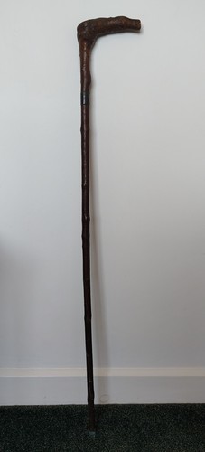 Antique handmade walking stick - antique,