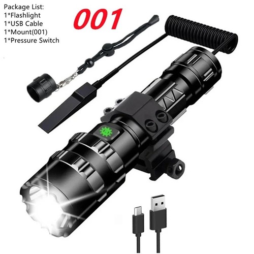 Led flashlight picatinny - flashlight,
