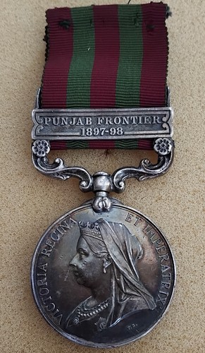 British 1895 india medal - british,