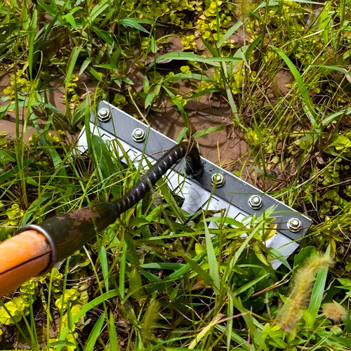 Carbon steel garden hand - steel, rake