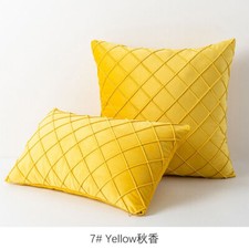 Velvet Check Cushion Cover