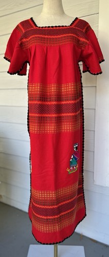 Vintage embroidered wool - m,
