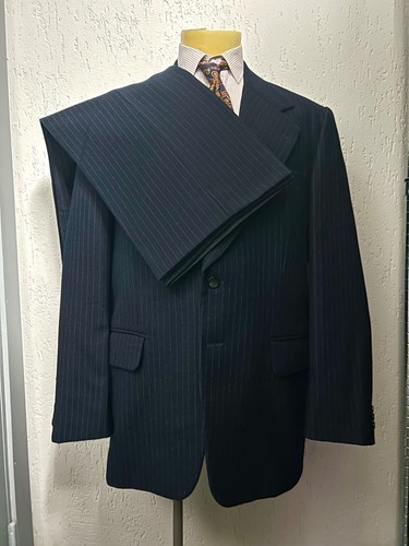 Men bespoke 1970s navy - bespoke,