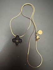 Wedgwood Chelsea Collection Flower Necklace Black Jasper Wedgewood Pendant