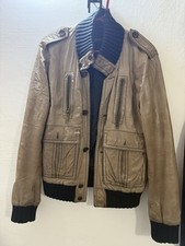 gucci leather bomber jacket