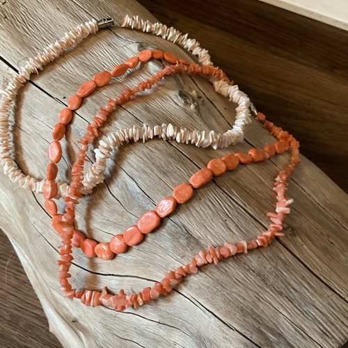 Coral style necklaces - 3,