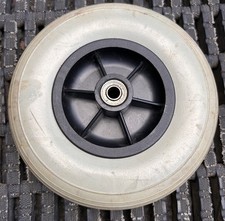 7.5 inch Wheelchair Castor Wheel with PU rubber Tyres (hub length 60mm) 