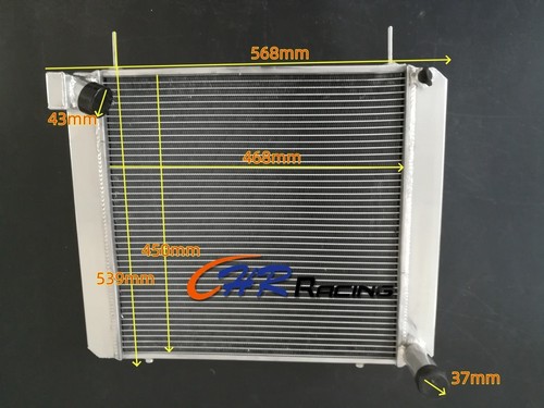 3row aluminum radiator - aluminum, for