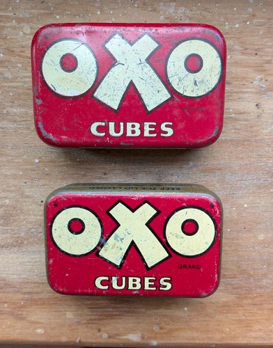 Oxo vintage cubes storage tins - storage,