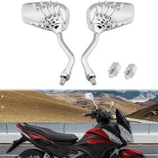 Skull hand motorcycle rearview - motorcycle,