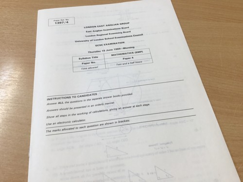 Gcse 1989 mathematics - gcse, passed