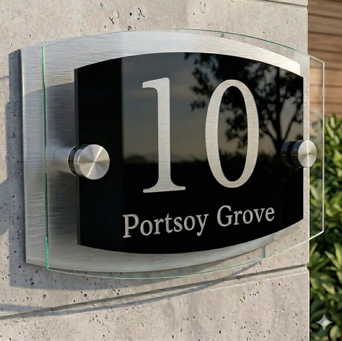 House number plaques - house,