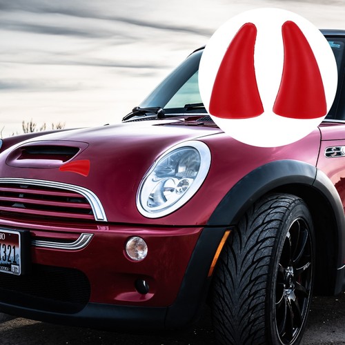 Pair devil horns stickers - pair, 3d
