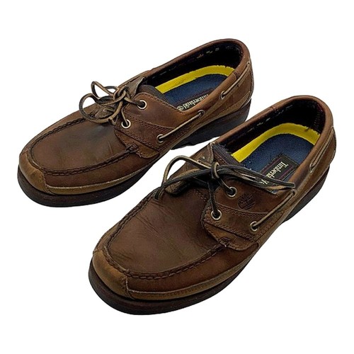 Timberland brown leather boat - timberland,