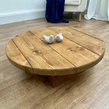 Salisbury Rustic Round Coffee Table