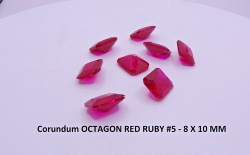 Rose red octagon emerald - octagon/emerald, cut
