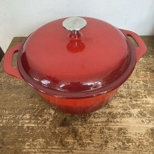 Denby Pomegranate Heavy Cast Iron Enamelled Lidded Casserole Dish 24cm
