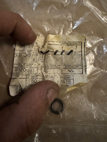 Nos speedo cable ring seal - speedo,