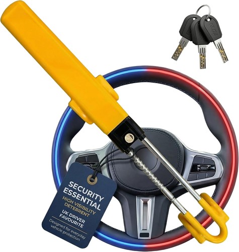 Steer wheel lock twin - wheel,
