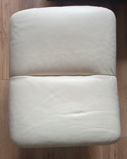 Ekornes stressless Magic footstool in paloma cream leather