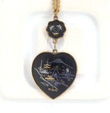 Vintage Japanese Damascene