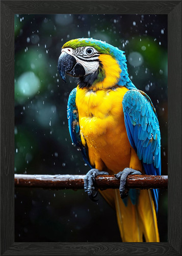 Blue and gold macaw the - in,