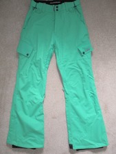WEST BEACH MENS SNOWBOARD SKI TROUSERS PANTS SALOPETTES SIZE M LIME GREEN