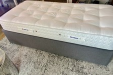 Fakenham  Extra Firm Single Pocket Sprung Divan Mattress &Base Dark Grey Dreams
