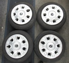 BMW MINI Cooper One S 15 Inch Steel Wheels & Hub Caps Set 4 Tyres 175/65R15