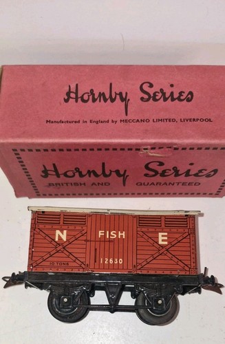 Vintage hornby fish van box - vintage,