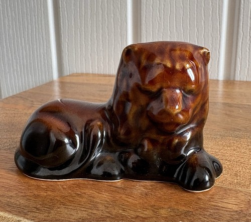 Vintage brown treacle glaze - brown,