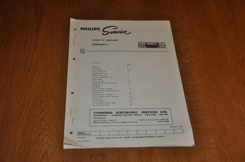 Philips car radio cassette - radio,