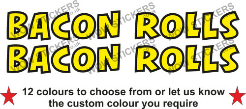 Bacon rolls stickers - 2,