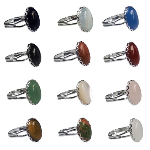 14x10mm oval gemstone - 14x10mm,