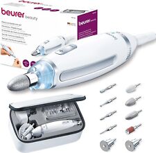 Beurer MP62 Manicure Pedicure Set w/ 10 Attachments & LED Light Nail Care REFURB