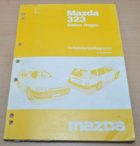 Mazda 323 typ kombi wagon - bw,
