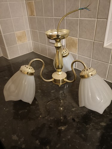 Set brass ceiling lights - of,