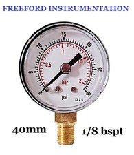 Low Pressure Gauge  40mm 0/30