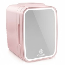 4L Mini Fridge with LED Mirror