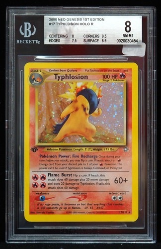 1st edition typhlosion 111 - typhlosion, 17/111