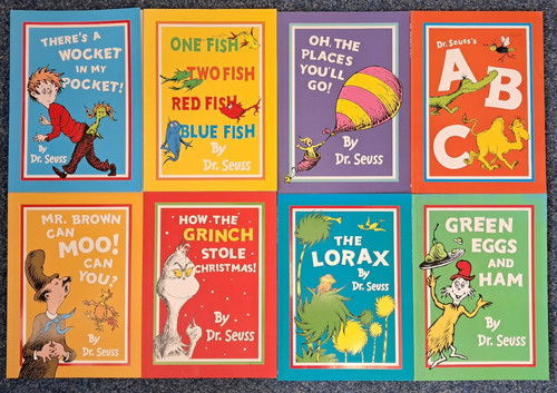 Seuss book collection x8 - book,