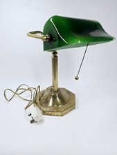 Vintage Brass Bankers Desk