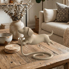 Plastic floating dachshund - plastic,