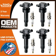 4*Ignition Coil+Plug OEM Pack